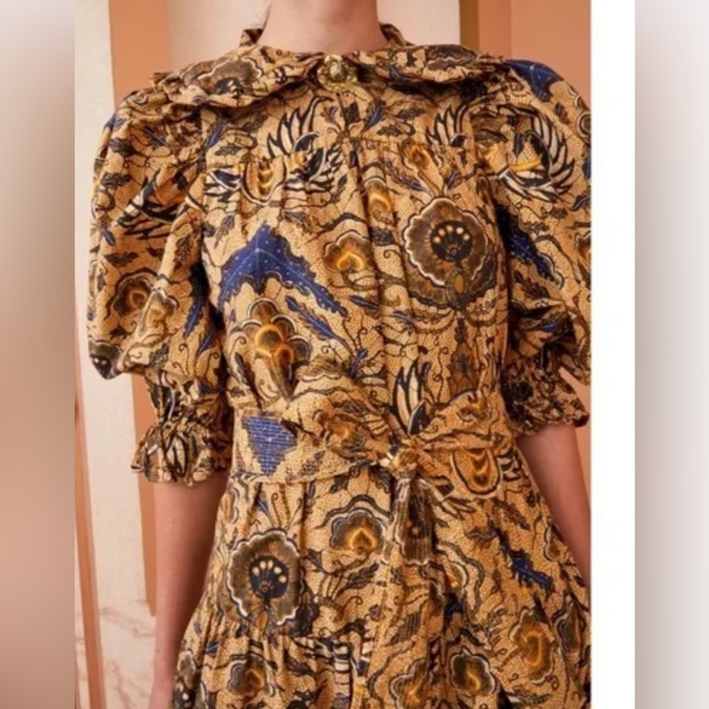 Ulla Johnson Rosalind Dress Color Horn Sz 2 - Picture 2 of 3